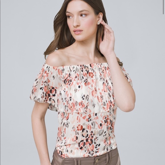 White House Black Market Tops - White House Black Market Off the Shoulder Blouse